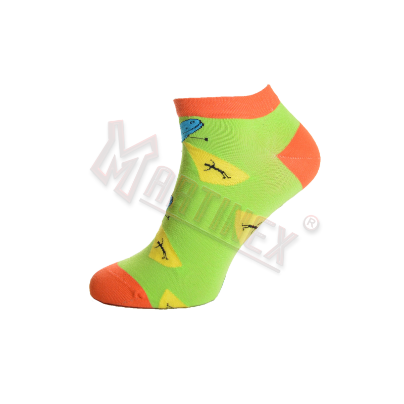 Stopki męskie Colorfull zielone UFO